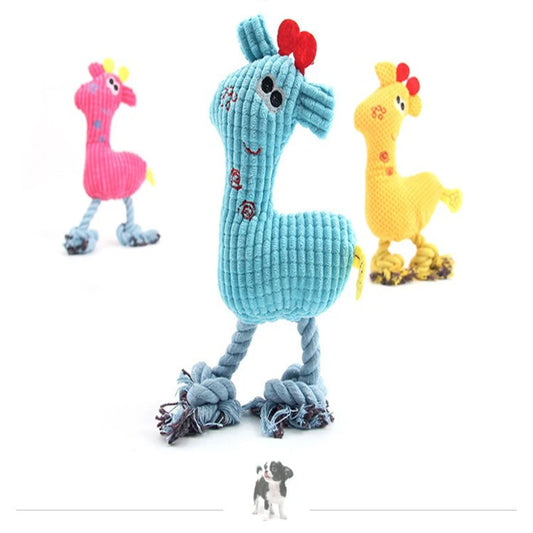 Gestricktes Hirsch-Hundespielzeug – Bissfest mit Quietschfunktion